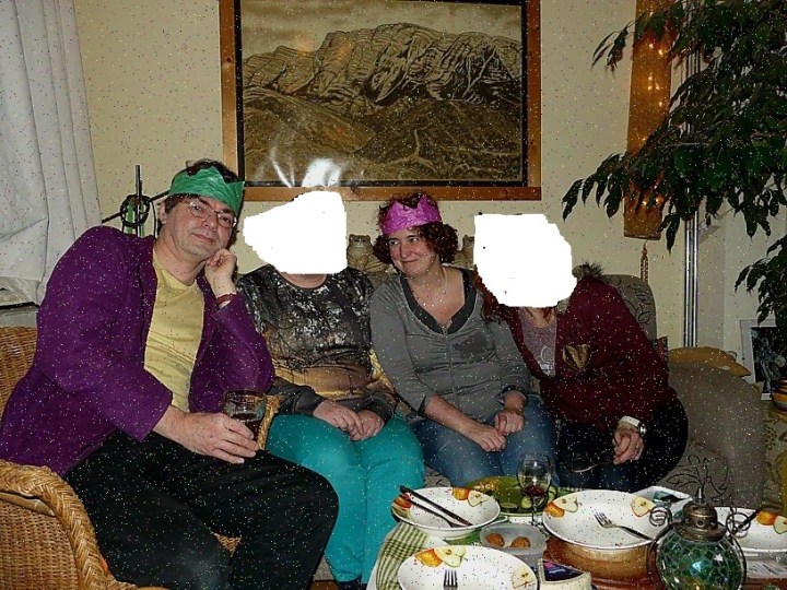 Ratna en Wouter in feestverpakking