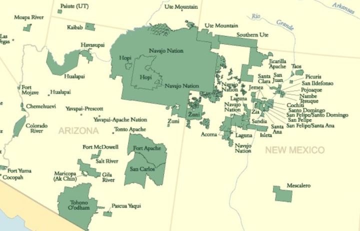 reservaten zuidwestelijk cultuurgebied